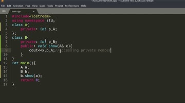 Friend Classes and Friend Functions in C++