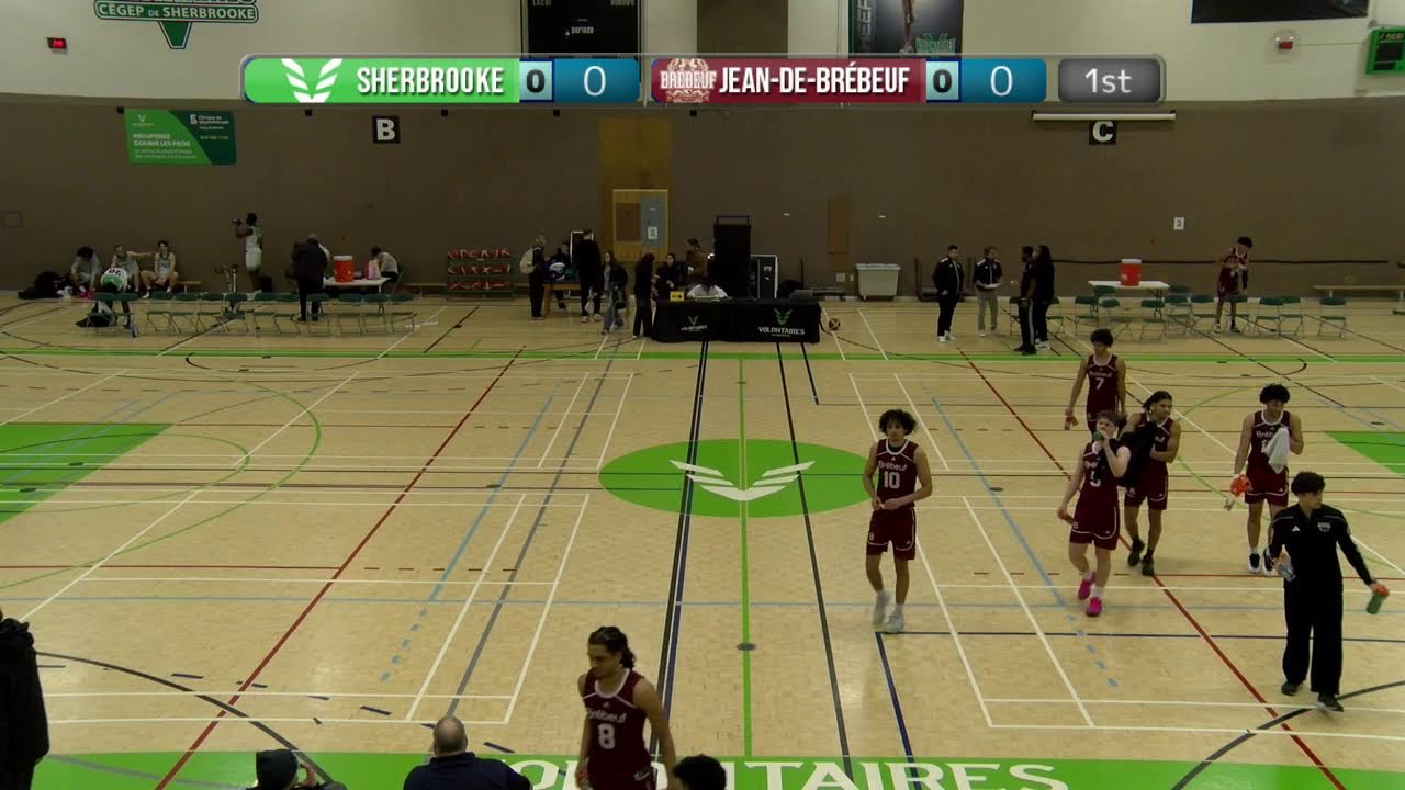 RSEQ Basketball masculin 🏀  Jean-de-Brebeuf @ Sherbrooke [2026-01-18]