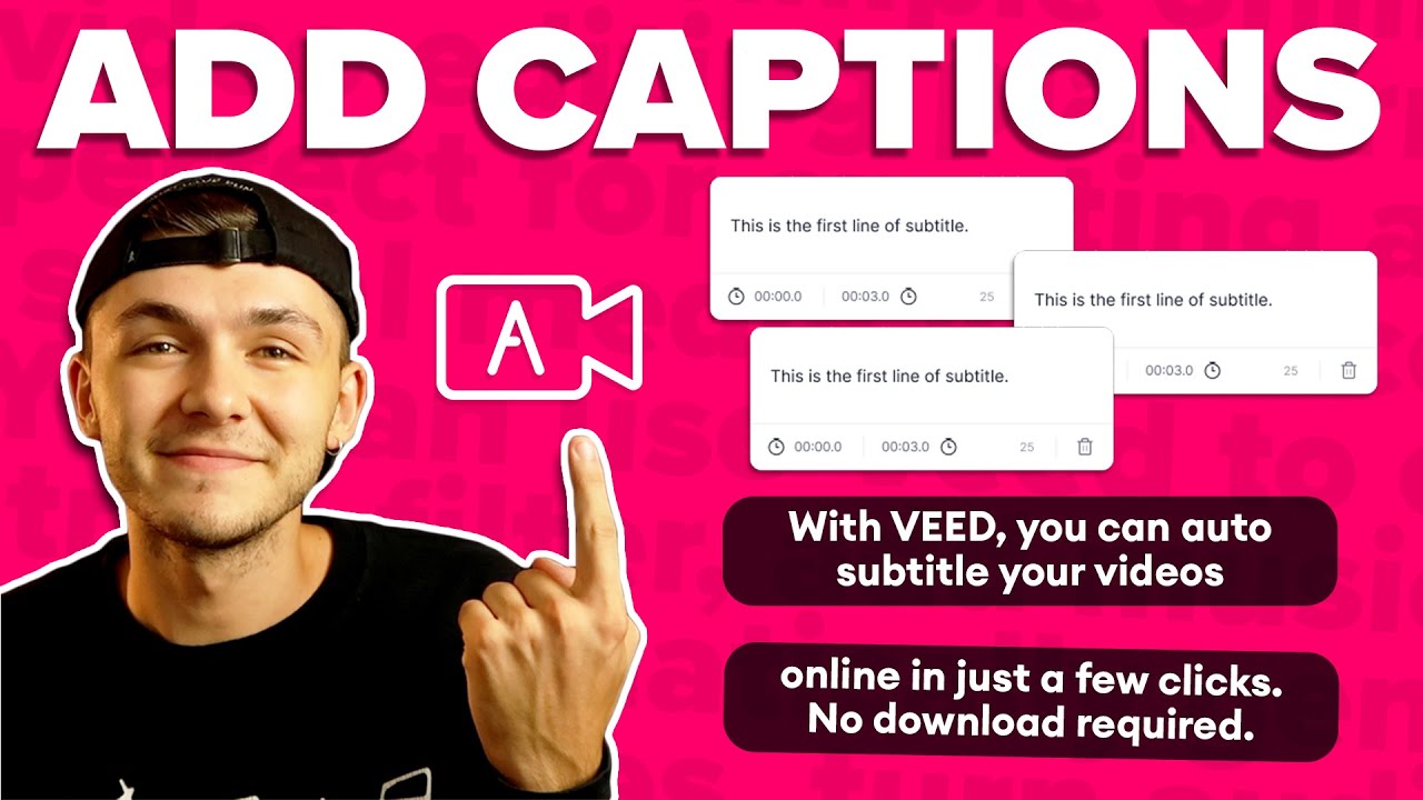 How to create captions for  videos using Captionfy