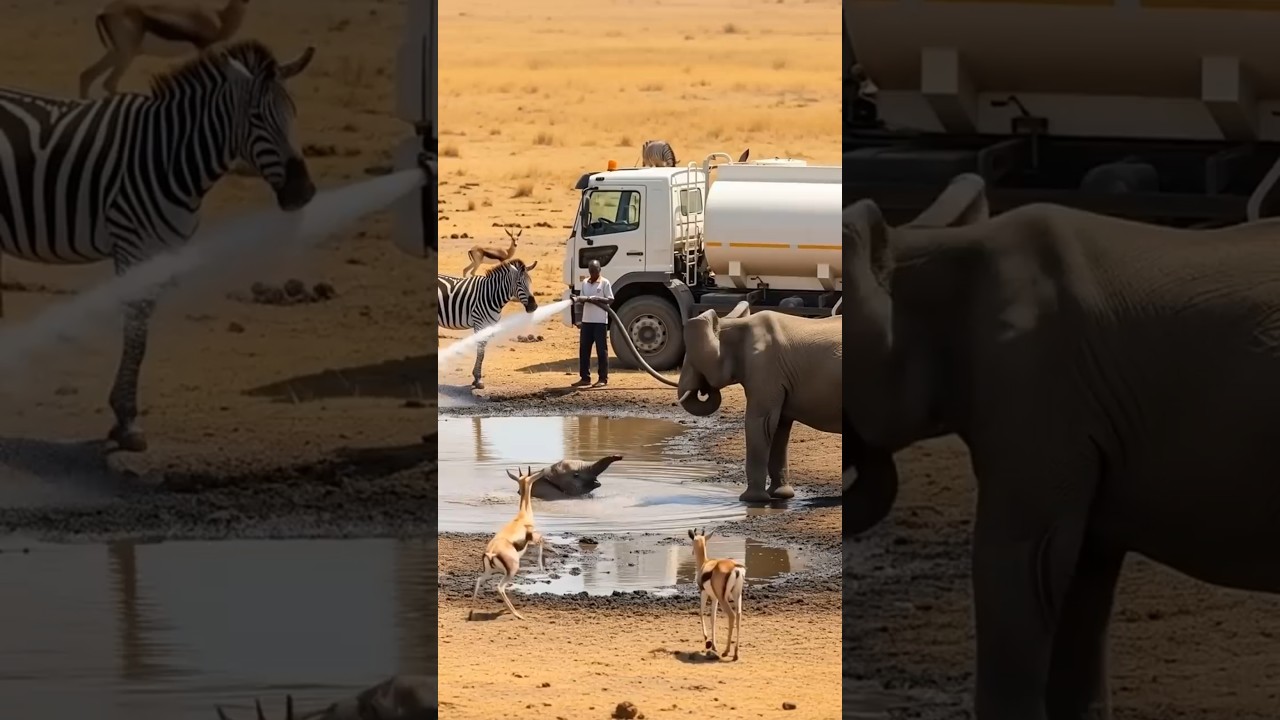 Чудо в дикой природе — Слон спасает человека