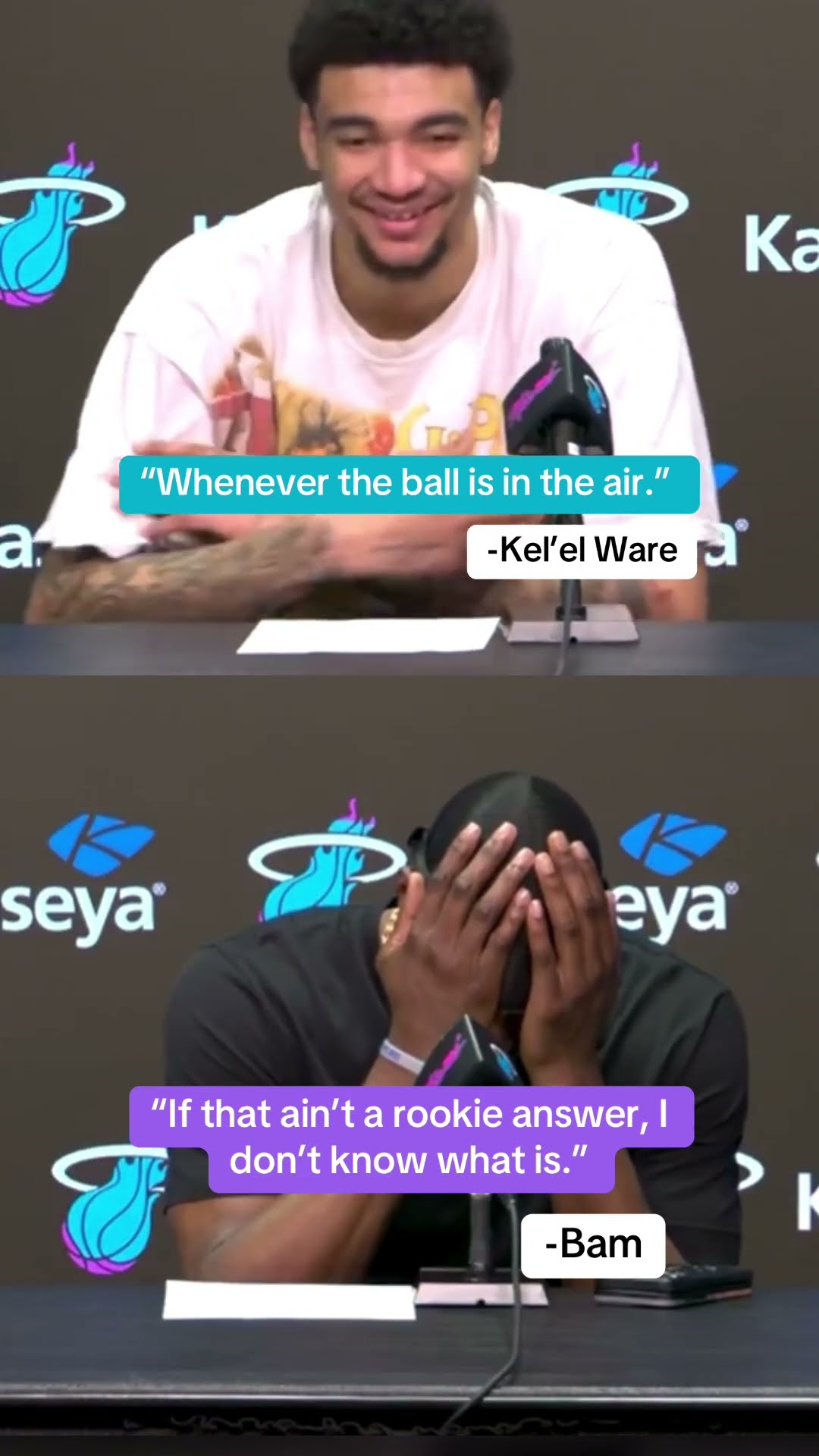 Bam's reaction ???