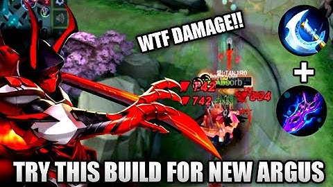 WTF DAMAGE!! TRY THIS BUILD FOR THE NEW ARGUS | ARGUS BEST BUILD 2021-MOBILE LEGEND..