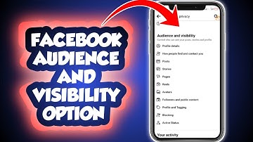 [Nieuw] Hoe vind je Facebook-publiek en zichtbaarheidsoptie