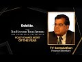 Et awards 2022  policy change agent of the year tv somanathan finance secretary