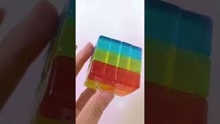 🌈 Самый радужный красивый кубик из желе 😍 | Невозможно отвести взгляд