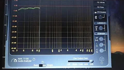 NAK T 100 Software app. Sweep issue.