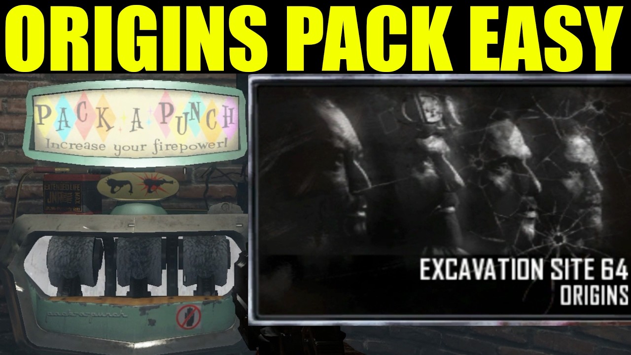 How to Pack-A-Punch in Origins | call of duty black ops 2 zombies (Solo) - Tranzit