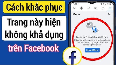 Facebook bị lỗi không xem được trang cá nhân