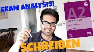 New Goethe Zertifikat A2: SCHREIBEN || Exam Analysis and TIPS (2/4)