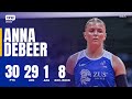 Ref:52rHl8bPigs Anna debeer drops 30 pts vs. pldt in the semis!   | 2025 pvl reinforced conference semis highlights