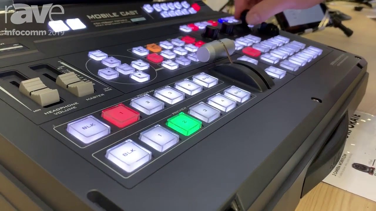 InfoComm 2019: Datavideo Intros HS-16000T for AV-Over-IP with PTC-140T Camera Mobile Cast System