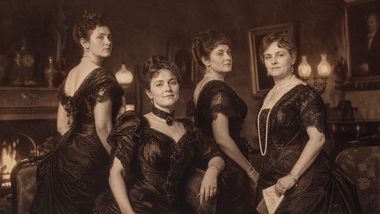 The Gilded Age Wives Who Ran a Second Life Their Husbands Paid For and Never Knew About