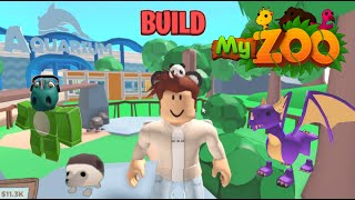 Build MY ZOO TYCOON Roblox MAX LEVEL  in 1 Hour - Hedgehog to Aquarium + Dragon & Unicorn