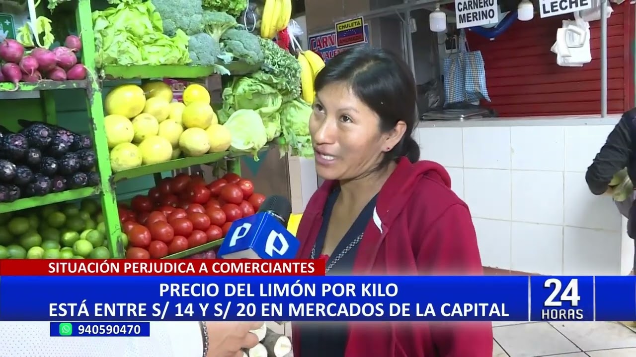 Contreras ofrece como solución a crisis del limón hacer más "arroz con marisco o pollo saltado"