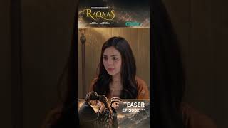 Raqaas Episode 11 Teaser #shorts #raqaas #danyalzafar #komalmeer #pakistanidrama #greentv