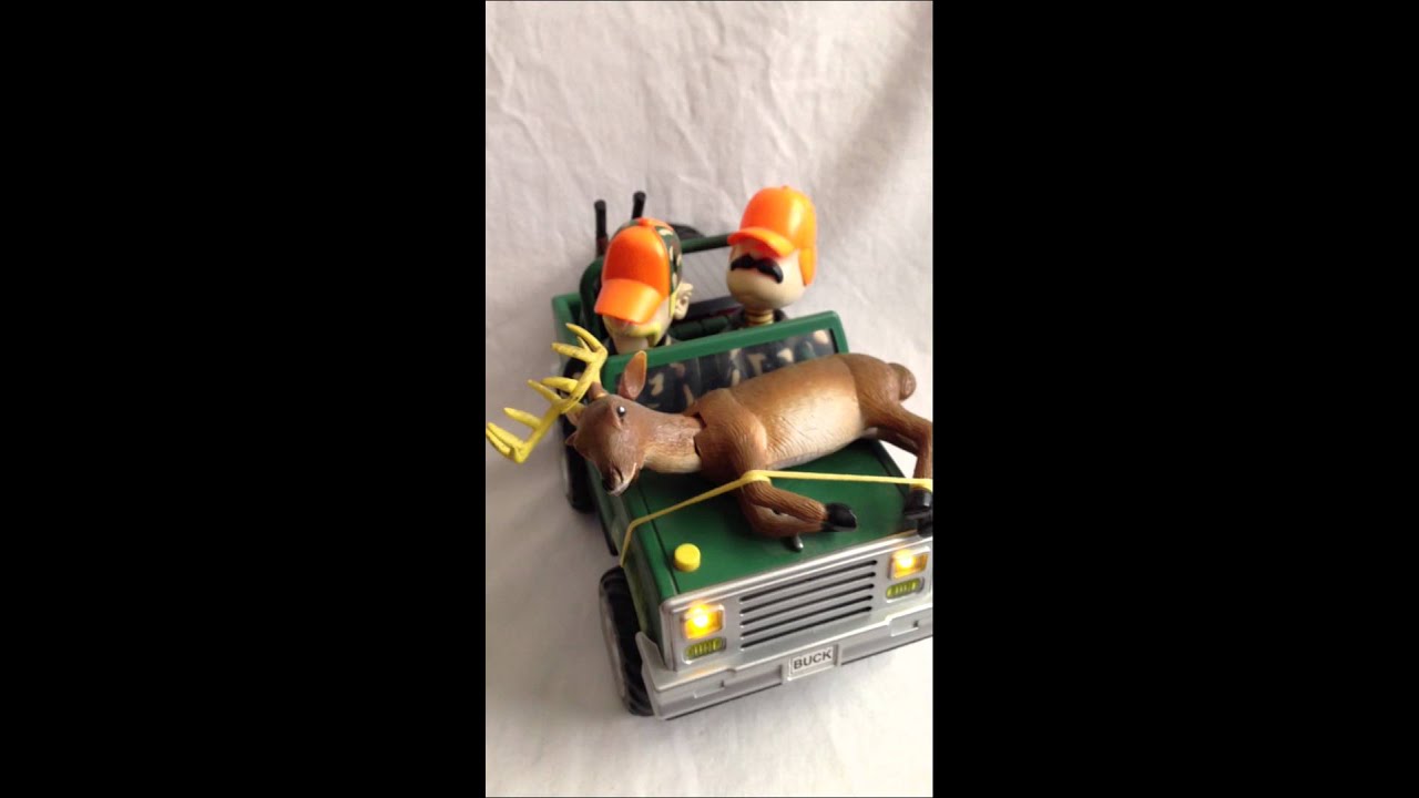 Gemmy Toy Deer Ride Jeep Lynyrd Skynyrd Sweet Home Alabama & Low Rider