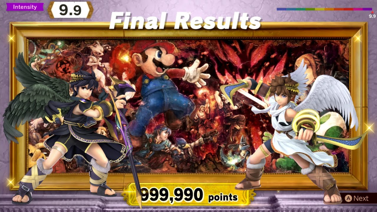 Dark Pit Classic Mode 9.9 | 2 Players | Super Smash Bros. Ultimate