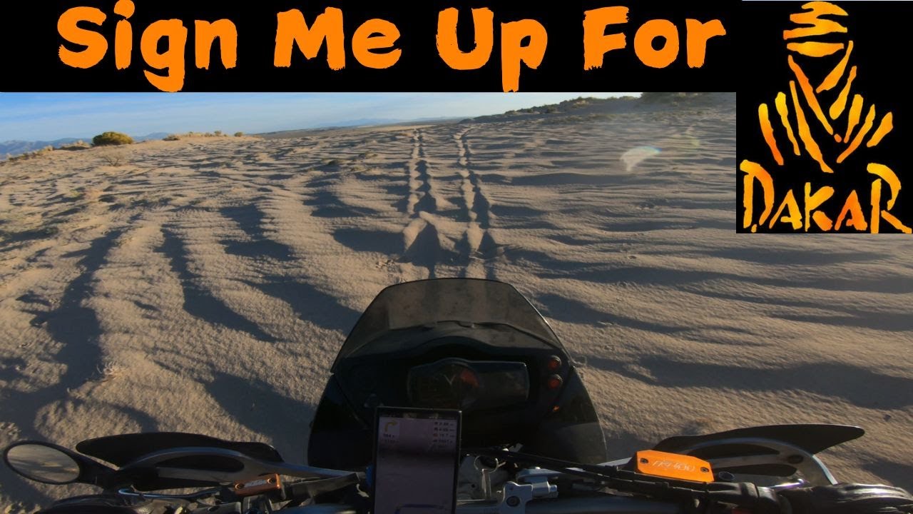 KTM 990 ADVENTURE EATS SAND FOR BREAKFAST!