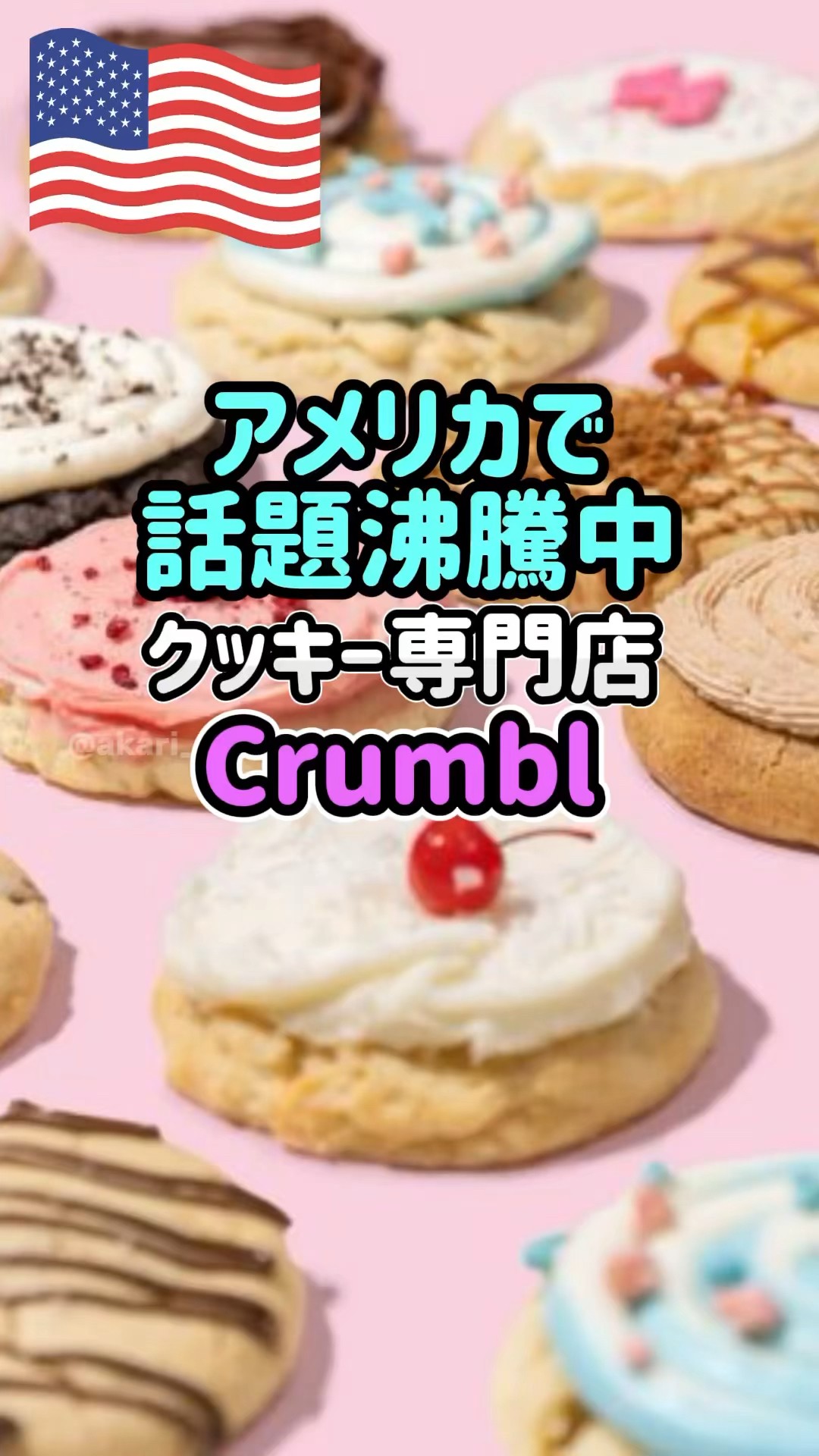 【特大】クッキー様 🇺🇸 アメリカで話題のクッキー屋さん】可愛い&ユニークでケーキみたい