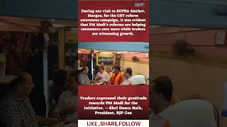 Damu Naik: GST Reforms Benefiting Consumers & Traders in Margao