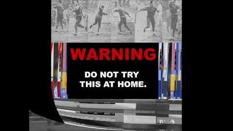 JAVELIN THROWING WITH THE SPINNING TECHNIQUE.