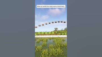 Minecraft: Wave Machine *easy*  | #shorts