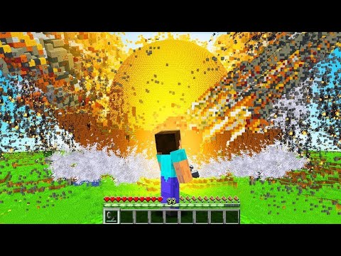 Mega explosión con TNT en Minecraft PE - YouTube