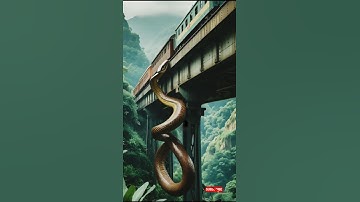 Travel Exploration🐍#shorts #viral #trending #snake #ai  #animals #animation #art #nature #train