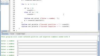 Java Level 1 Using Dr  Java Lesson 15   for Statement   02 Using the Comma, Remarks, and Common Erro