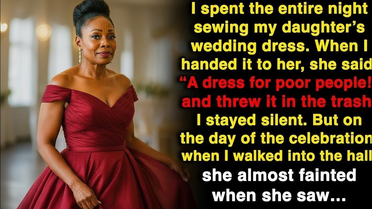 A Dress for Poor People,’ My Daughter Mocked Me — But When I Walked Into the Party, She Fainted