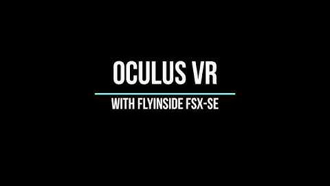VFR Oculus Rift & Flyinside