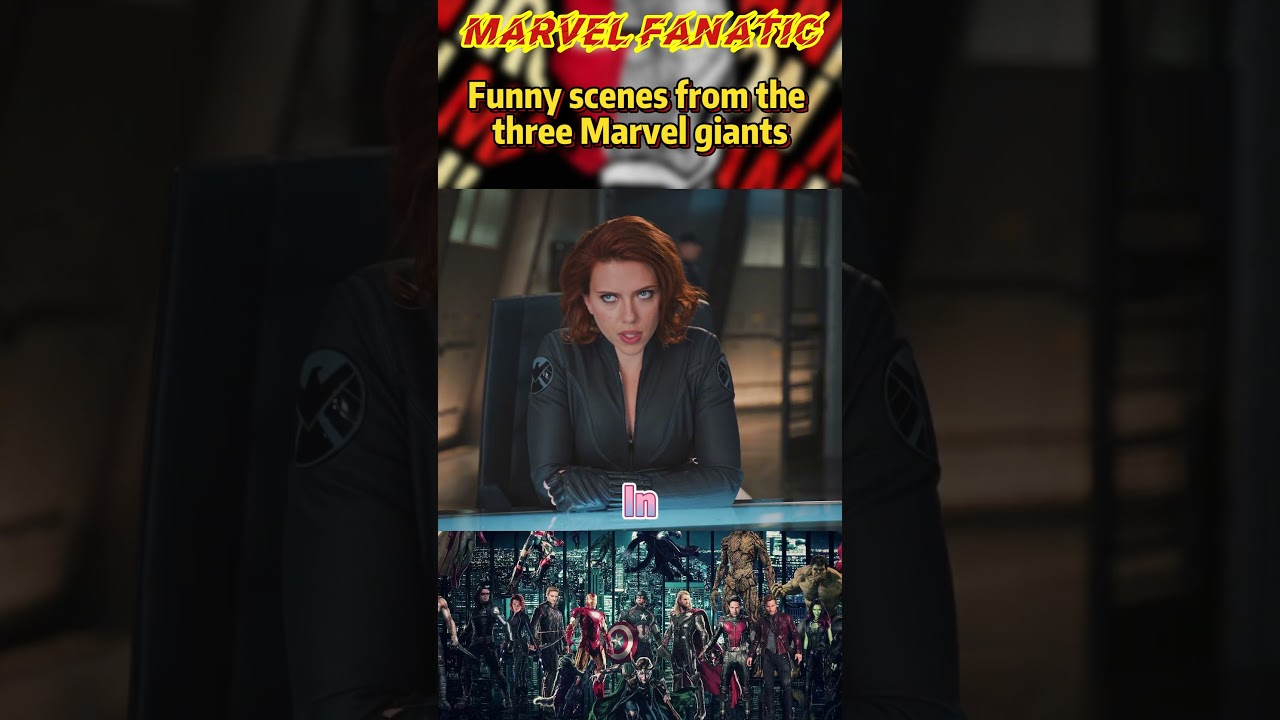 Funny scenes from the three Marvel giants 