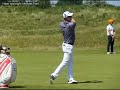 Justin Rose golf swing - Long Iron & Driver from the fairway (face-on views), July 2017.