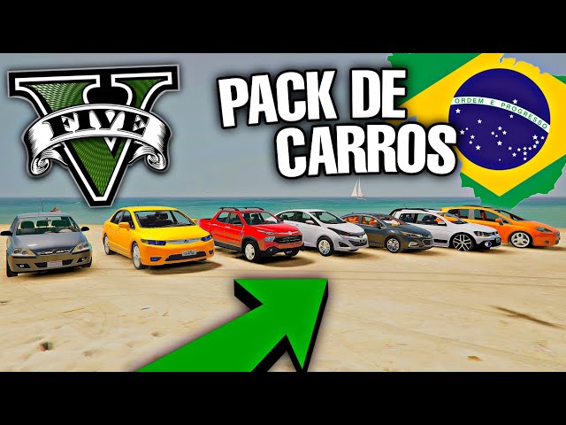 GTA V: COMO INSTALAR O MAIOR PACK DE CARROS BRASILEIROS NO SEU JOGO!  Brazilian Carpack 3.0 