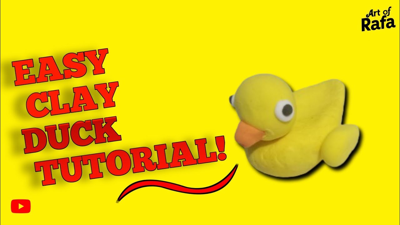 How to Make a Duck with Clay | Creative Art by Art of Rafa