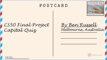 CS50 Final Project - Capital Quiz