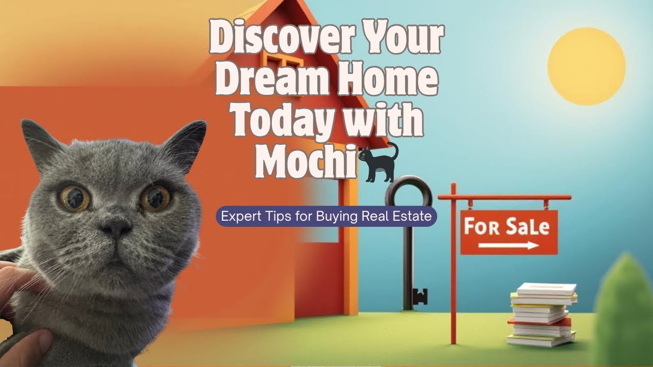 House Hunting with Mochi the Cat 🐾 | Purr-fect Real Estate Tips!🏡🏠