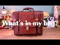 手帳＆紙もの好きのWhat's in my bag? | HERZのカルテラミニ3wayバッグの経年変化。