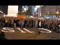 Homenaje a Silo - En el Obelisco de la Ciudad de Buenos Aires