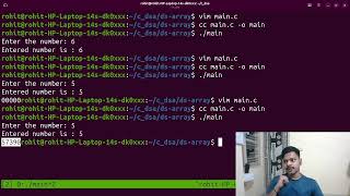 C Programming: Taking Array Input from the User at Runtime | scanf() & Arrays