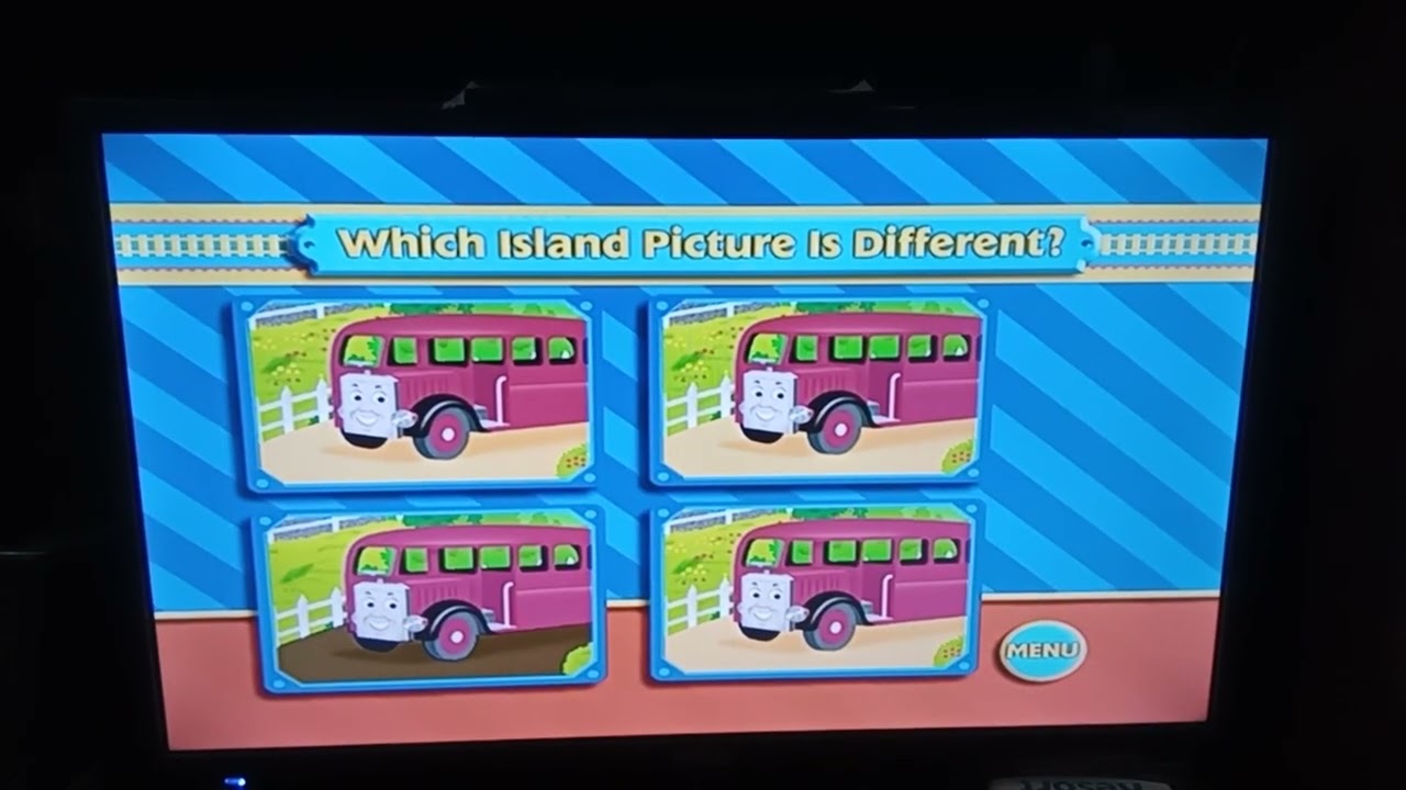Thomas & Friends Which Island Picture is Different? DVD Game