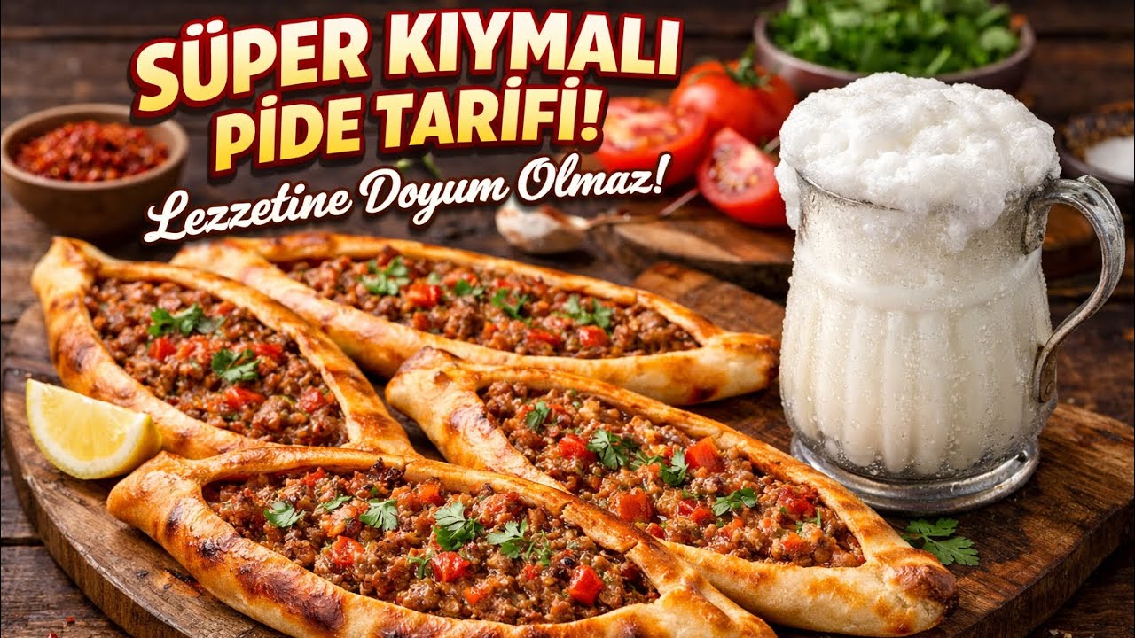 🔥Простой рецепт домашних лепешек пиде с фаршем, приготовленных в каменной печи.