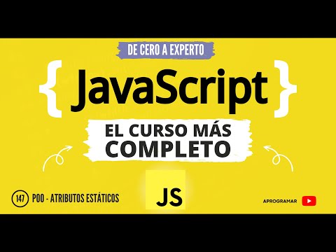 Aprogramar con JavaScript - 147 atributos estáticos