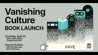 Vanishing Culture Book Launch