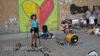 Daiana Lou - Street Performers Singing!