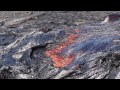 Lava flow on Erta Ale volcano (Ethiopia) close-up (16 Jan 2017 morning)