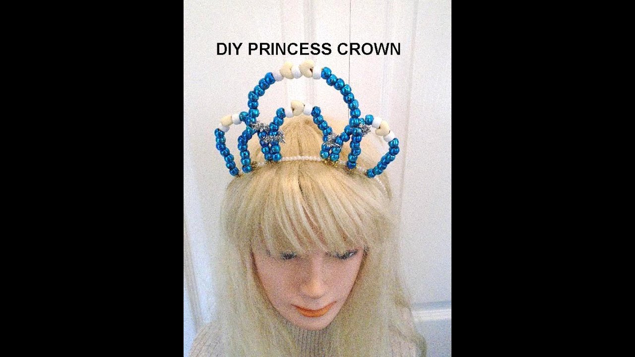 DIY Princess Crown Tiara - Beaded Crown - Halloween - Fairy  display picture 1