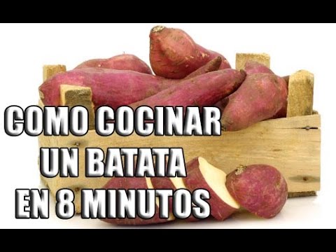 Tips de cocina | Como cocinar una batata en 8 minutos ...