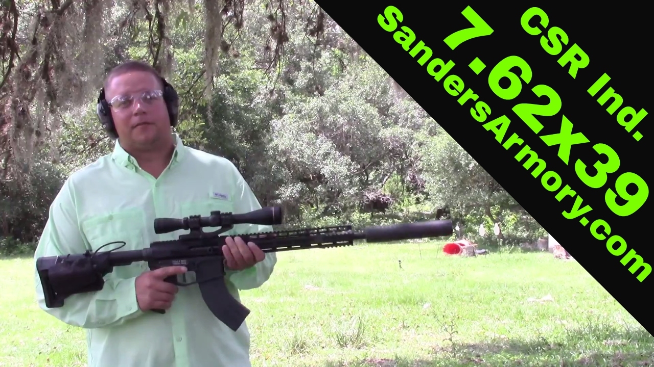 Sanders Armory 7.62x39 300 upper YouTube