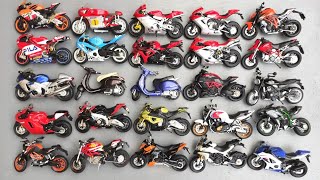 Amazing Collection Various Diecast Metal Scale Model Motorcycle 1/12, Maisto put it in the Box